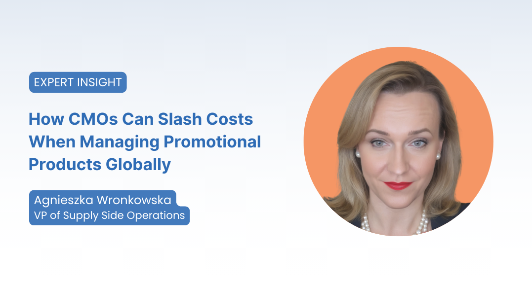 How CMOs Can Slash Costs When Managing Promotional Products Globally